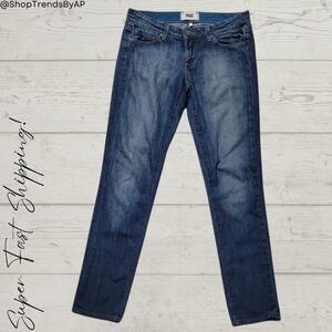 Paige Skyline Ankle Peg Straight Leg Jeans